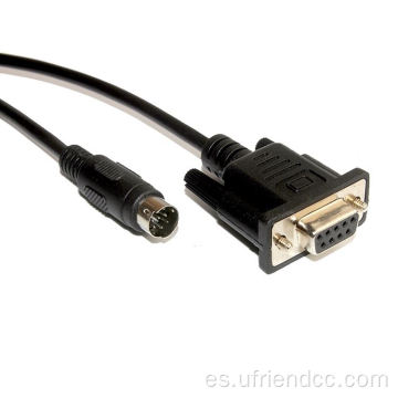 OEM RS232 DB9 a 8pin mini cable DIN